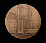 1965 Westminster Abbey Anniversary 57mm Bronze Medal - Cased