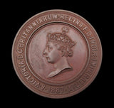 1887 Jubilee Leyland Library & Museum 52mm Bronze & WM Medals