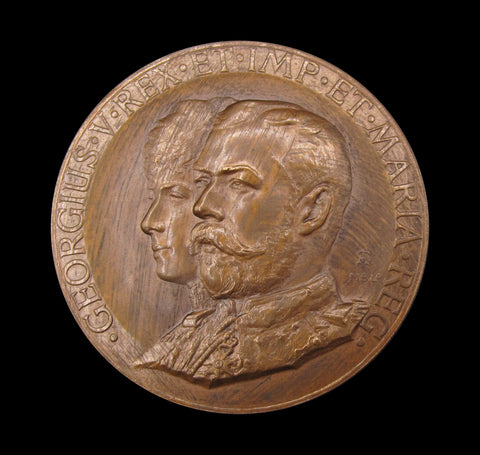 1911 George V Coronation 53mm Bronze Cased Medal - By Toft