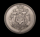 1907 National Union Of Teachers 45mm Silver Medal - By Vaughton