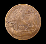 1911 George V Coronation 53mm Bronze Cased Medal - By Toft