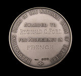 1907 National Union Of Teachers 45mm Silver Medal - By Vaughton