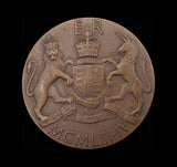1953-1954 Royal Visit to Australia 38mm Medal - By Gillick