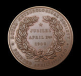 1900 Jubilee Of The Royal Meteorological Society 57mm Medal - By Pinches
