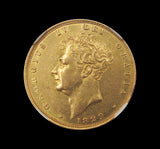 George IV 1829 Sovereign - NGC AU55