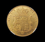 George IV 1829 Sovereign - NGC AU55