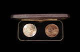 1969 Apollo 8 Journey Round The Moon 38mm Silver & Bronze Medal Set