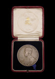 1911 George V Coronation 51mm Silver Medal - Cased