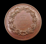 1863 Memorial Of The Great Exhibition 68mm Medal - By Wiener