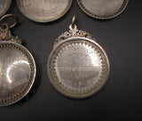 1874-1889 Set Of 7 x Hamilton Academy Silver Award Medals