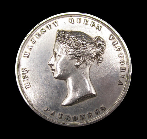 1840 Royal Agricultural Society 'Patroness' 55mm Silver Medal - By Wyon