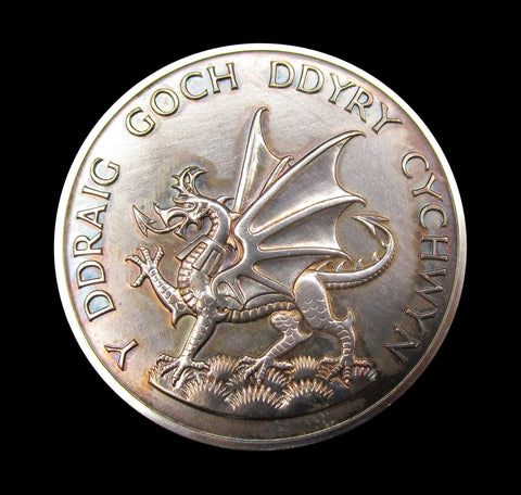 1969 Investiture Of Charles Prince Of Wales 45mm Silver Medal