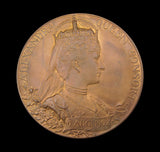 1902 Edward VII Coronation 55mm Bronze Medal - With Envelope