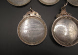1874-1889 Set Of 7 x Hamilton Academy Silver Award Medals