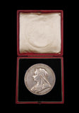 1897 Victoria Diamond Jubilee 56mm Silver Medal - Cased