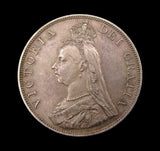 Victoria 1887 7 Coin Cased Specimen Set - Crown to Threepence