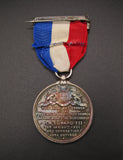 1902 Edward VII Coronation Winsford 39mm Silver Medal - Cased