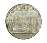 1844 Opening Of The Royal Exchange City Address 52mm Medal - By Davis