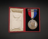 1902 Edward VII Coronation Winsford 39mm Silver Medal - Cased