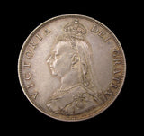 Victoria 1887 7 Coin Cased Specimen Set - Crown to Threepence