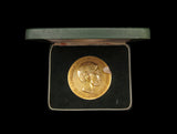 1969 Investiture Of Charles Prince Of Wales 58mm Gilt Medal - Cased