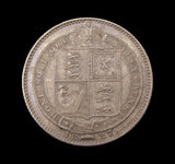 Victoria 1887 7 Coin Cased Specimen Set - Crown to Threepence