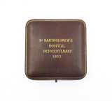 1923 Octocentenary Of St Bartholomew's Hospital 50mm Medal - By Pinches