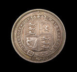 Victoria 1887 7 Coin Cased Specimen Set - Crown to Threepence