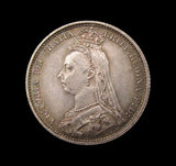 Victoria 1887 7 Coin Cased Specimen Set - Crown to Threepence
