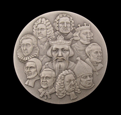 1965 Westminster Abbey Anniversary 57mm Silver Medal - Cased