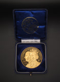 1972 Queen & Prince Philip 25th Anniversary 50mm Silver Medal - By Colley