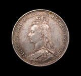 Victoria 1887 7 Coin Cased Specimen Set - Crown to Threepence