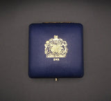 1972 Queen & Prince Philip 25th Anniversary 50mm Silver Medal - By Colley