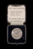 1957 Sailing of The Mayflower II 38mm Silver Medal - By Pinches