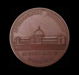 1862 International Exhibition London 42mm Bronze Medal - By Pinches