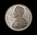 1852 Death Of The Duke Of Wellington 39mm Medal - By Allen & Moore