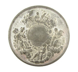 1854 Crystal Palace Sydenham 74mm White Metal Medal - By Ottley