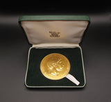 1969 Investiture Of Charles Prince Of Wales 58mm Gilt Medal - Cased
