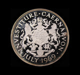 1969 Charles Prince Of Wales Investiture 38mm Silver Medal - By Pinches