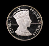 1969 Charles Prince Of Wales Investiture 38mm Silver Medal - By Pinches