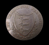 1792 Norfolk Yarmouth Halfpenny Token - DH52