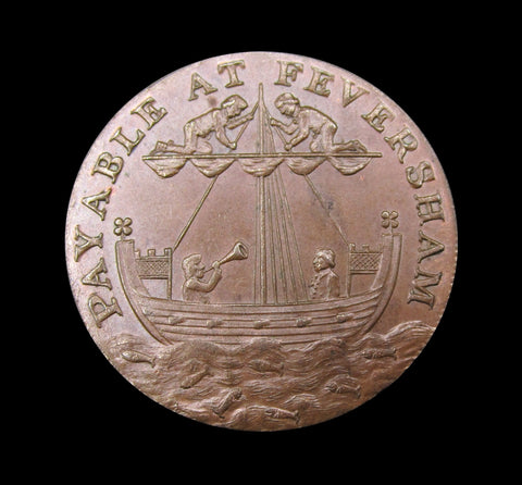 1794 Kent Faversham Halfpenny Token - DH20