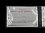 USA America's First Silver Dollar - Mexico 1783 8 Reales - Postal Commemorative Society