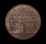 France 1789 Louis XVI Abandon All Privileges 56mm Medal - By Duvivier