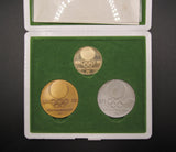 Japan 1964 Tokyo Olympics 3 x Medal Set - Gold, Silver, Bronze