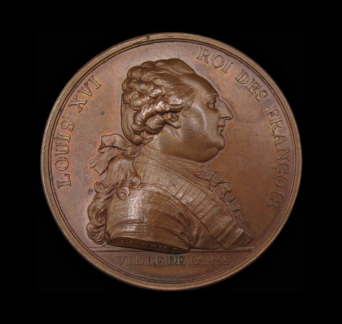 France 1789 Establishment of the Mairie de Paris 53mm Medal