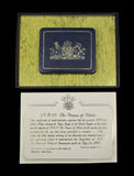 1969 Investiture Of Charles Prince Of Wales 51mm Silver Medal - Cased
