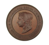 1887 Borough Of Lewes Golden Jubilee 45mm Bronze Medal - By Carter