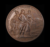 France 1789 Louis XVI Returns To Paris 53mm Medal - By Duvivier