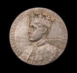 1911 Investiture Of Edward Prince Of Wales Silver Medal - Cased